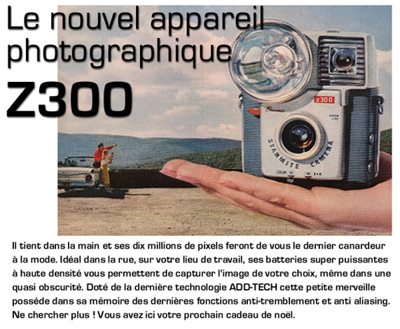 Le Z-300 l'appareil photographique dernière génération