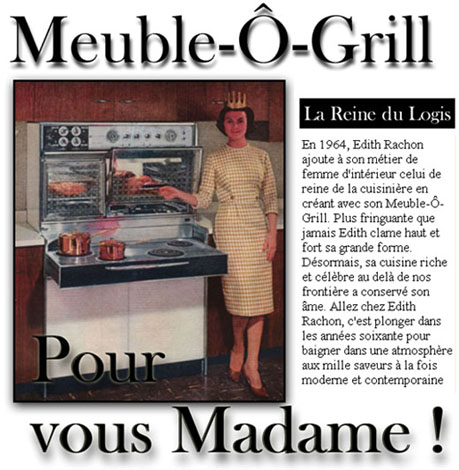 La reine chez elle, dans sa cuisine