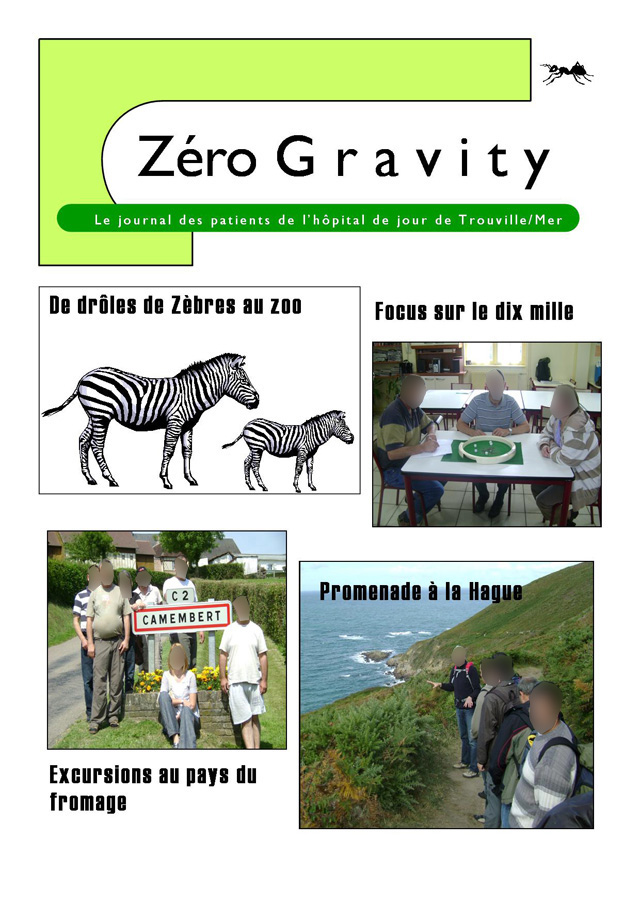 Zéro Gravity, le journal des patients de l'hôpital de jour de Trouville sur Mer