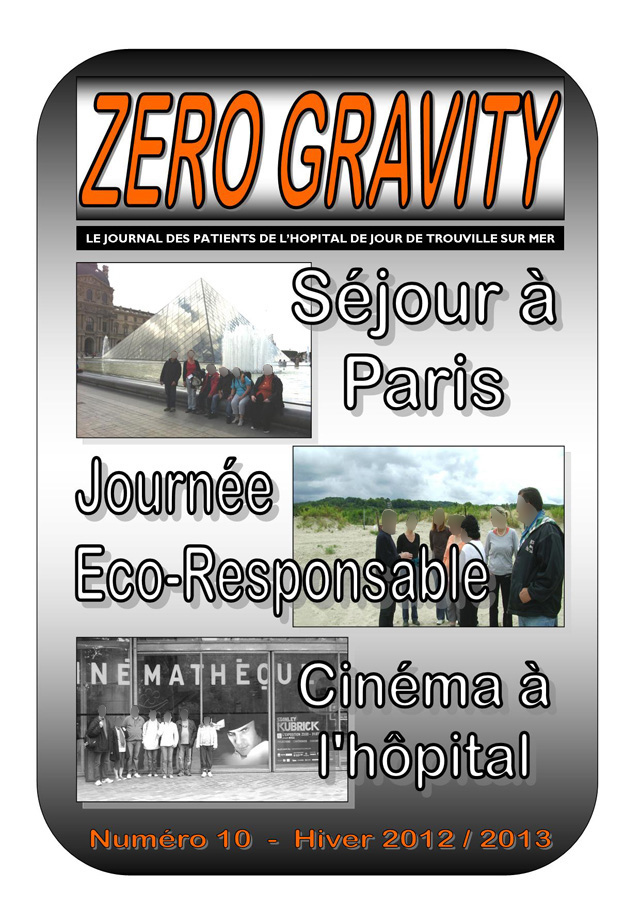 Zéro Gravity, le journal des patients de l'hôpital de jour de Trouville sur Mer