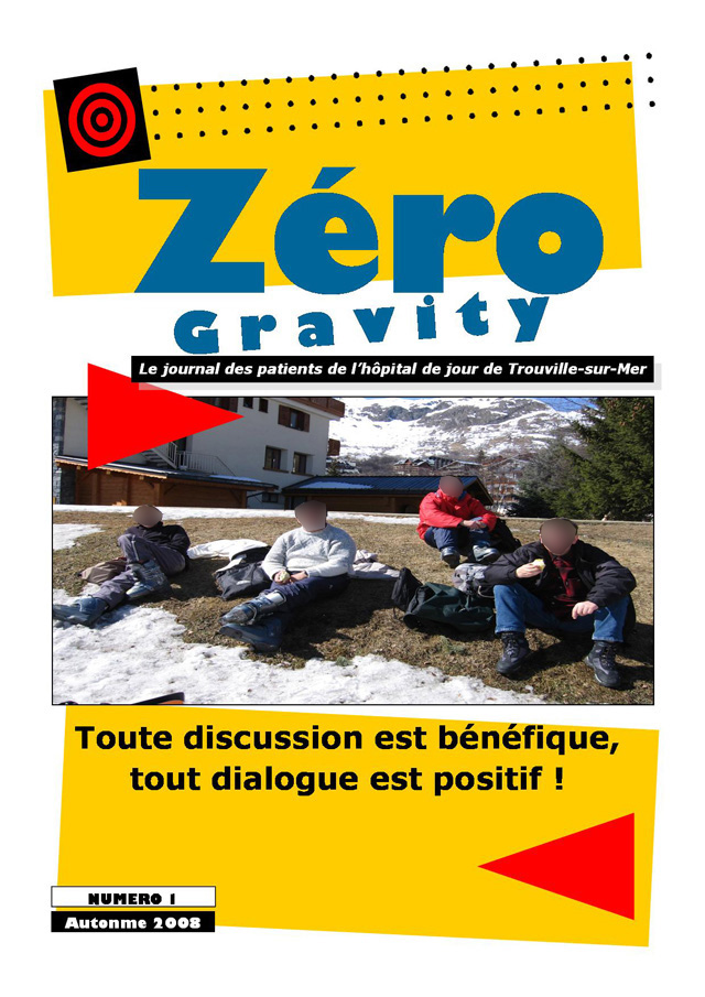 Zéro Gravity, le journal des patients de l'hôpital de jour de Trouville sur Mer