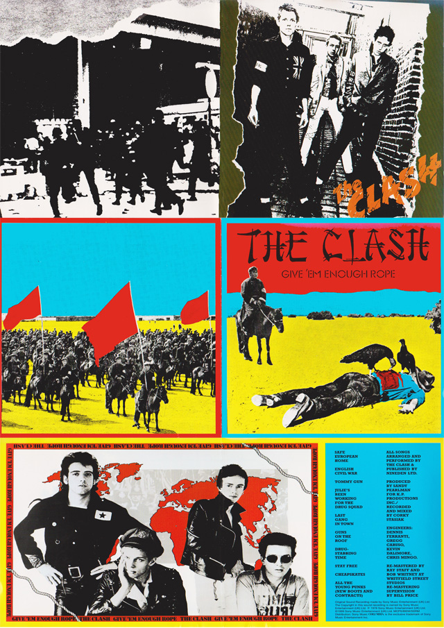 Le premier album des Clash et le second : Give'm enought rope